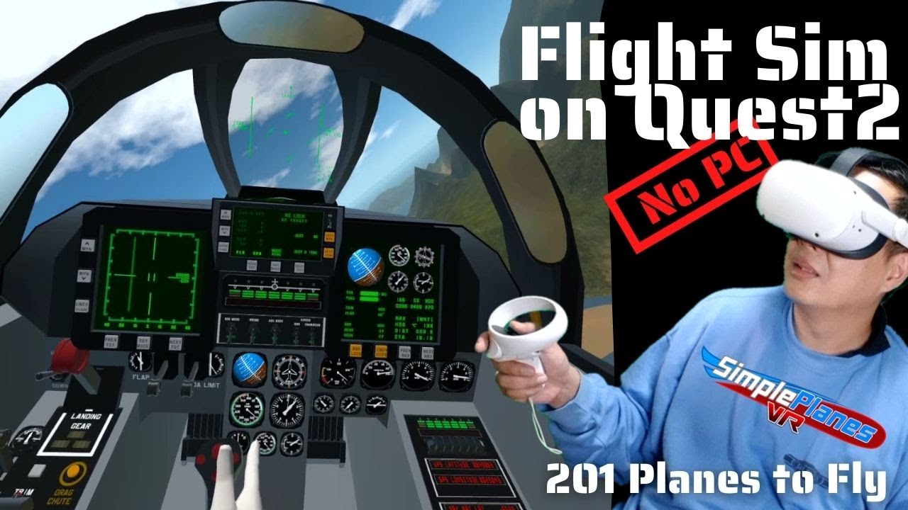 No PC needed, Best Flight Simulator on Meta Quest - SimplePlanes VR Review