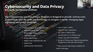 Cybersecurity and Data Privacy Faculty Director Antony Haynes