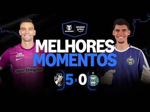 Gols e melhores lances de Vasco da Gama x Coritiba
