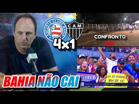 🔥VLOG: BAHIA 4x1 ATLÉTICO-MG( GOLS, MELHORES MOMENTOS, IMAGENS EXCLUSIVAS DO CONFRONTO COM PM)