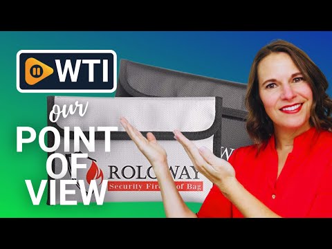 RLOWAY Small Fireproof Bag - WTI product video review