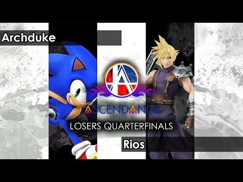 Smash 4: Archduke (Sonic) V Rios (Cloud) - Ascendance 25 Tournament SSB4