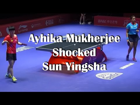 How Ayhika Mukherjee Shocked Sun Yingsha | Pips & Antispin