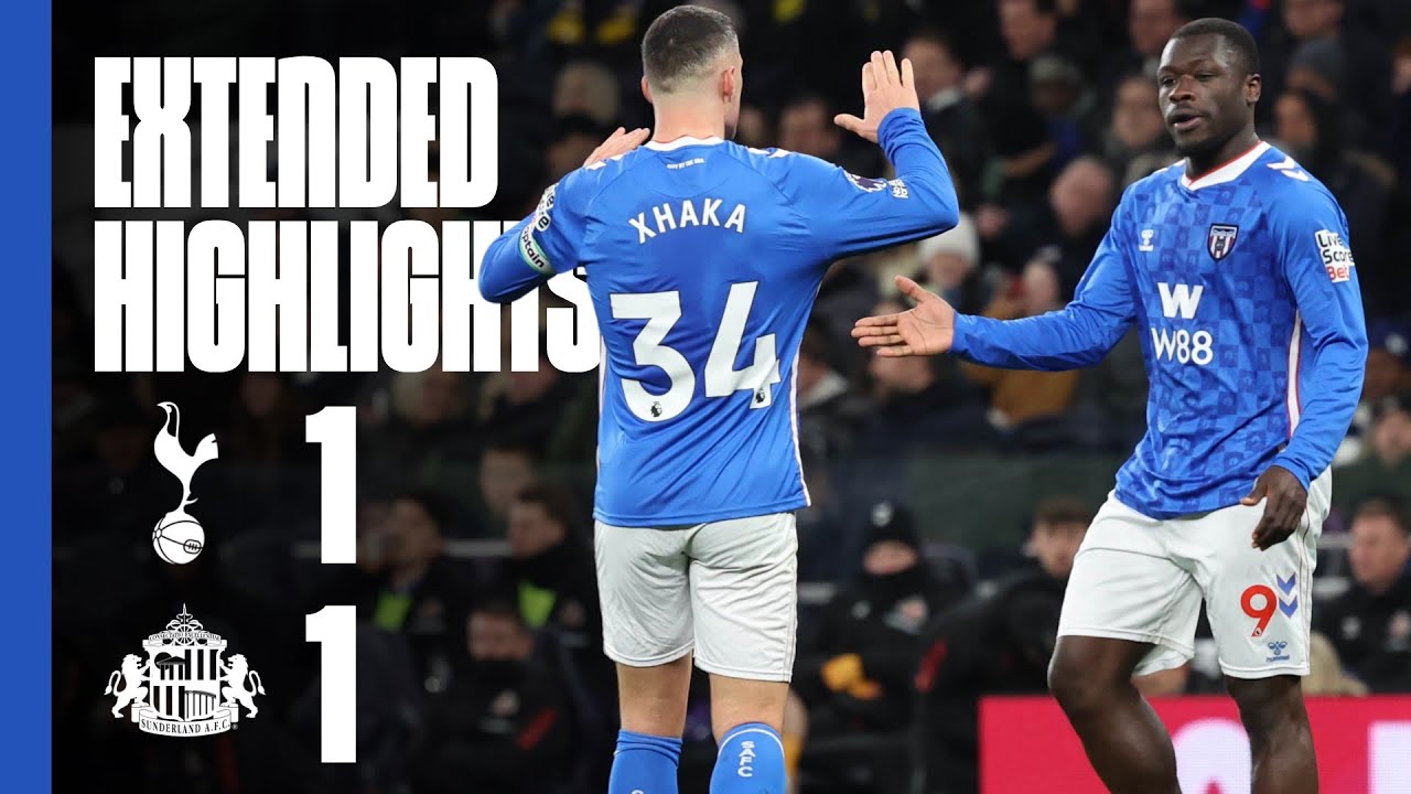 Tottenham vs Sunderland Goals and Key Highlights
