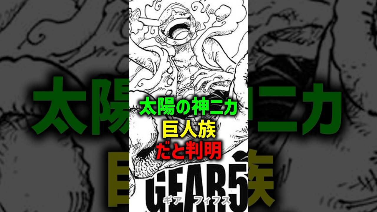 ニカは巨人族だった⁉︎#ワンピース #onepiece