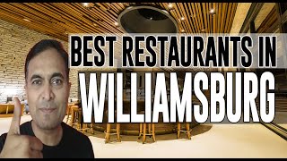 Best Restaurants and Places to Eat in Williamsburg, Virginia VA