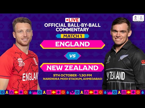 England vs New Zealand | Hindi Ball-by-Ball Commentary | 1st Match | World Cup 2023 #engvsnz