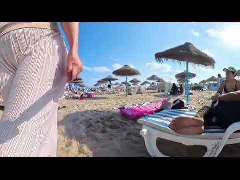 Barceloneta Beach | VR 360° | Beach Walking | Discover the Best Beaches | 10 Jule 2024 |5.7K| 60 FPS