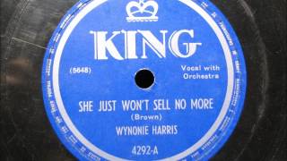 SHE JUST WON&#39;T SELL NO MORE by Wynonie Harris
