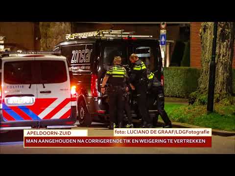 Man, na corrigerende tik, aangehouden