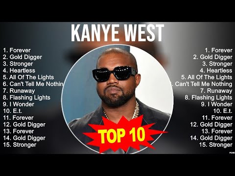 Top 10 songs Kanye West 2023 ~ Best Kanye West playlist 2023
