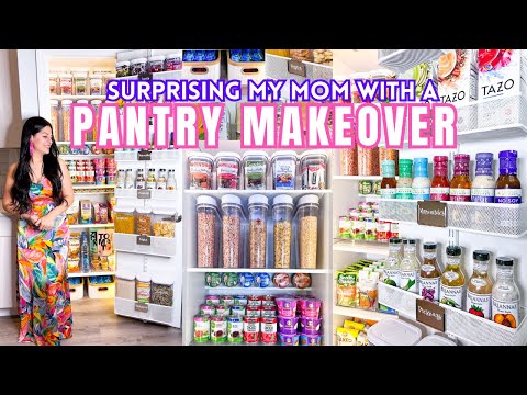 ULTIMATE PANTRY ORGANIZATION | Satisfying Clean and Pantry Restock Organizing on a Budget Video