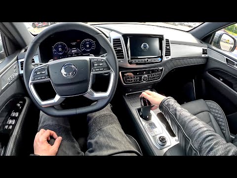 Thumbnail for 2023 SsangYong Rexton [ QUARTZ 2.2l 198hp ] POV Test Drive - part 1 | Cruise control & audio system by SEAT, video, WiLL, Car, vide