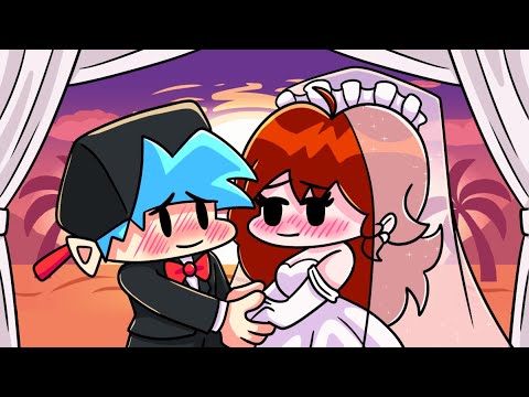 BOYFRIEND & GIRLFRIEND: A LOVE STORY... Friday Night Funkin' Movie | Cartoon Animation