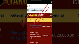 menang totomacau di situs TakurJitu. com menang gak di bayar... situs: takurjitu