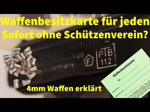 Can anyone get a firearms license/permit immediately, even without a shooting club? 4mm weapons e...