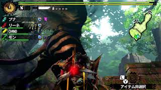 【MH4G】異次元の動きをするラージャン