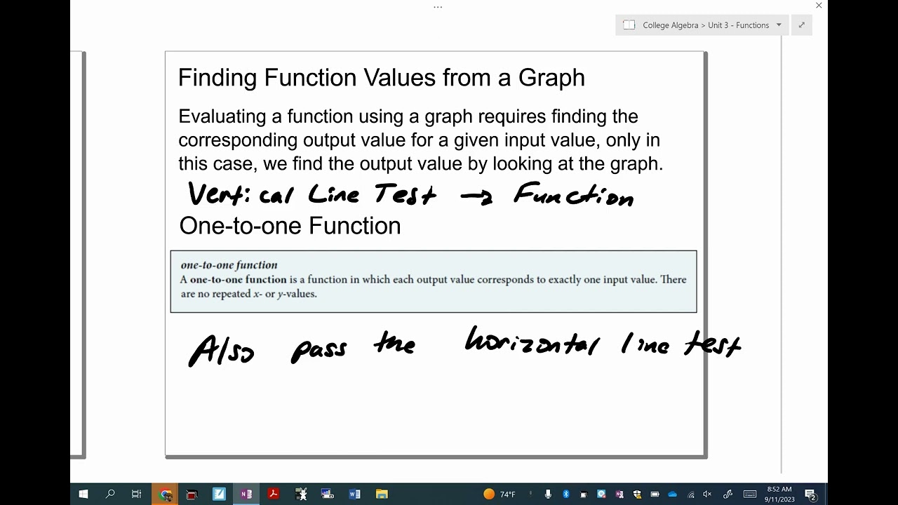3.1 - Functions and Function Notation