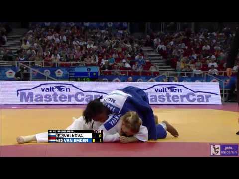 Judo 2014 Grand Prix Budapest: Valkova (RUS) - van Emden (NED) [-63kg] bronze