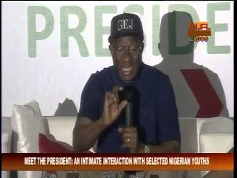 President Jonathan Interacts with Youths; Says Electricity will be relatively stable in Nigeria in the next 12-18 months. item-thumbnail