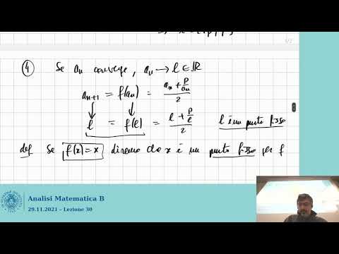 Lezione 30 - Analisi Matematica - 29.11.2021