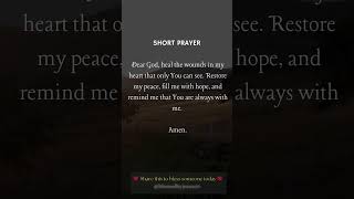 Healing Prayer for a Troubled Heart 🙏✨