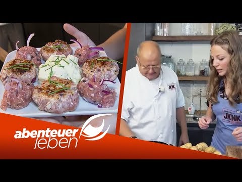 Achim testet Jugend: Kann sie Frikadelle und Kartoffelsalat kochen? | Abenteuer Leben | Kabel Eins