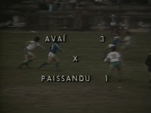 Avaí 3 x 1 Paysandu de Brusque | Campeonato Catarinense 1980