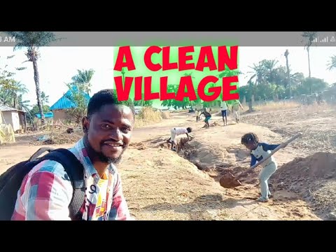 Touring One of the cleanest villages in Sierra Leone. #sierraleone  #amukoo  #africa #hygiene