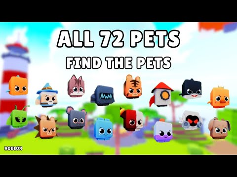 How To Find All 72 Pets in Find The Pets [72] | Roblox