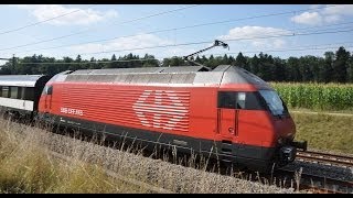 preview picture of video 'Zug um Zug-swiss highspeed trains-NBS,SFS Mattstetten-Rothrist-Zug, trainfart, train'