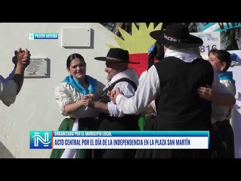 ACTO POR EL DIA DE LA INDEPENDENCIA EN PAVON ARRIBA