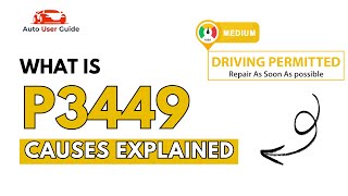 OBD Code p3439 Guide to Repair