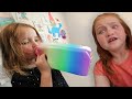 MYSTERY DRiNK GAME Adley Mom Make A Gross Family Challenge Niko Gets A Rainbow Juice Surprise