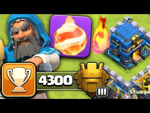 TH12 Trophy Pushing with Fireball | Clash of Clans