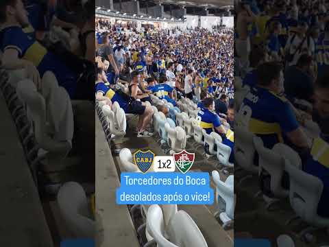 BOCA JUNIORS PERDEU PARA O FLUMINENSE NA FINAL DA LIBERTADORES #SHORTS