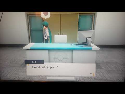 when you say "No" to Rika after she ask do you like pokemon? Scarlet/Violet Elete 4 interview