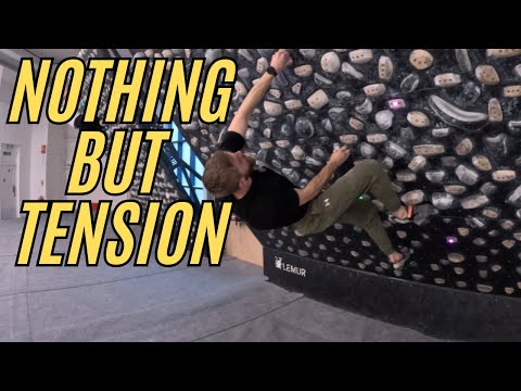 A Session On The Tension Board