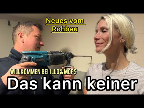 Mops is driving Ilo crazy 😳 Improvising on the construction site | #renovation