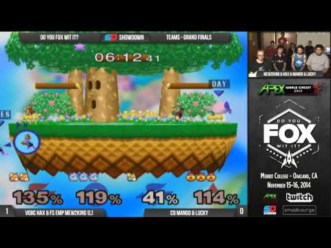 DYFWI Day 2 - VGBC|Hax & FS EMP Mew2King vs C9 Mang0 & Lucky
