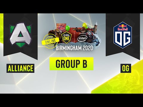Dota2 - OG vs. Alliance - Game 2 - ESL One Birmingham 2020 - Group B - EU