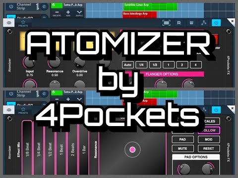 ATOMIZER by 4Pockets - Real Time AUv3 Audio Splicer - Tutorial for the iPad