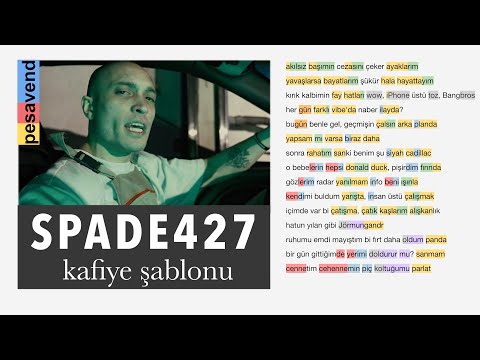 Spade427 - Billy The Kid - Sözler & Kafiye Şablonu