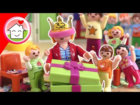 Playmobil Familie Hauser - Frau Fischers Geburtstag im Kindergarten