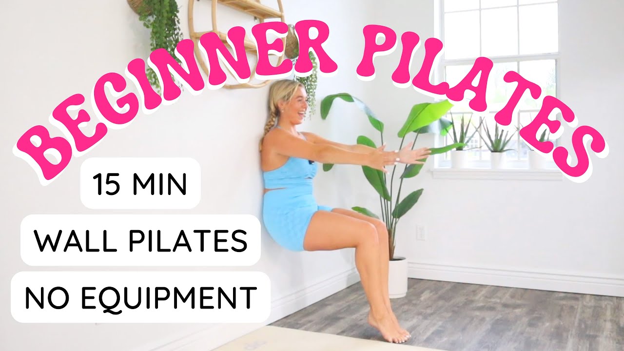 15 MIN FULL BODY WALL PILATES WORKOUT FOR BEGINNERS | NO EQUIPMENT