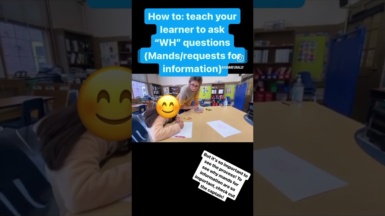 How to teach your learner to ask “WH” questions