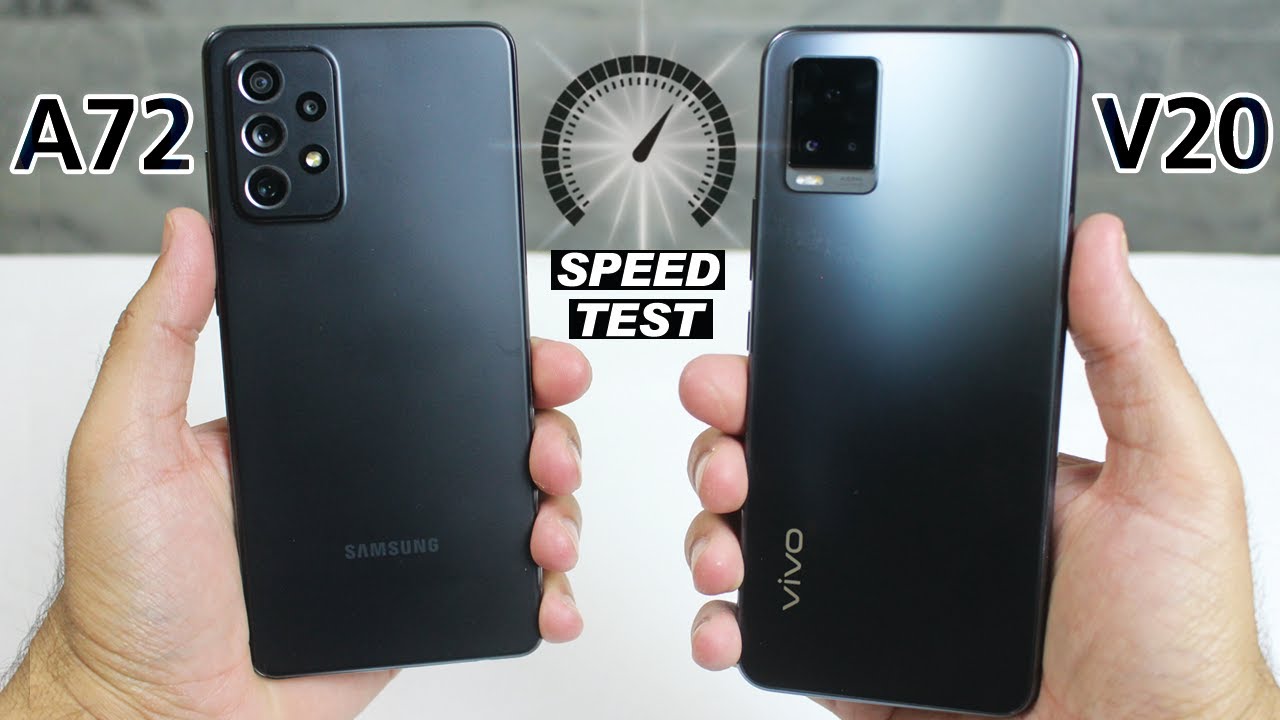 Samsung Galaxy A72 vs Vivo V20 - SPEED TEST! WOW🔥