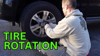 Effortless Tire Rotation with Minimal Equipment