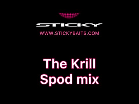 My Sticky Baits Krill Spod Mix #stickybaits #totalcarp #carpfishing #carp #thekrill #spod #mix