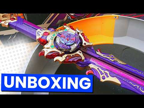 THE ULTIMATE LED DELUXE SWORD! Unboxing Infinity Nado 6 SKYLORD DELUXE SWORD SET